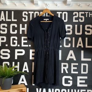 Monk & Lou Black Silk Dress - Small